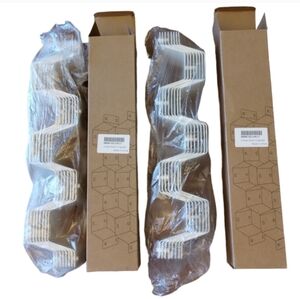 Drawer Organizer New in Box Set of 2 Boxes White Honeycomb